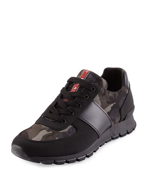 prada camouflage sneaker|cheap authentic Prada sneakers.